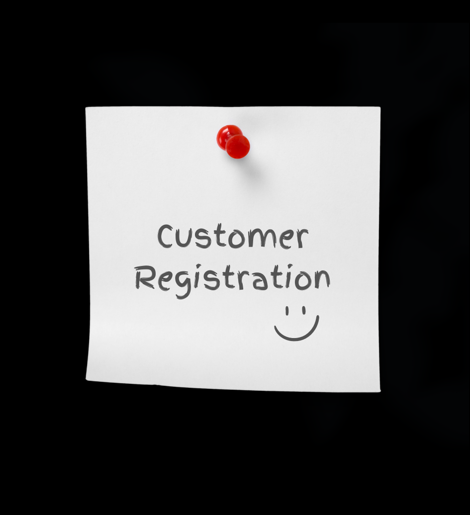 Customer Register Page Image